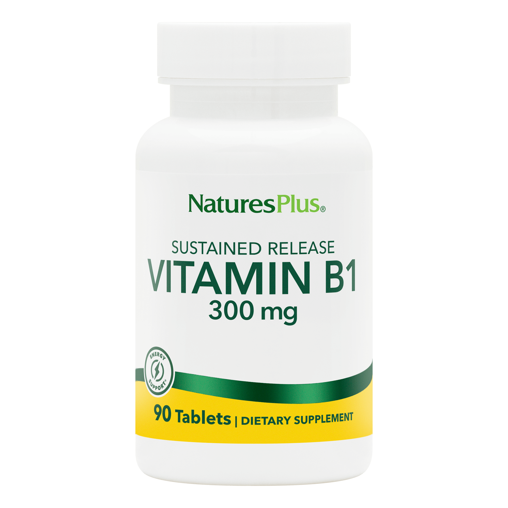 Вітамін B1 (Тіамін), Natures Plus Vitamin B-1, 300 мг, 90 таблеток