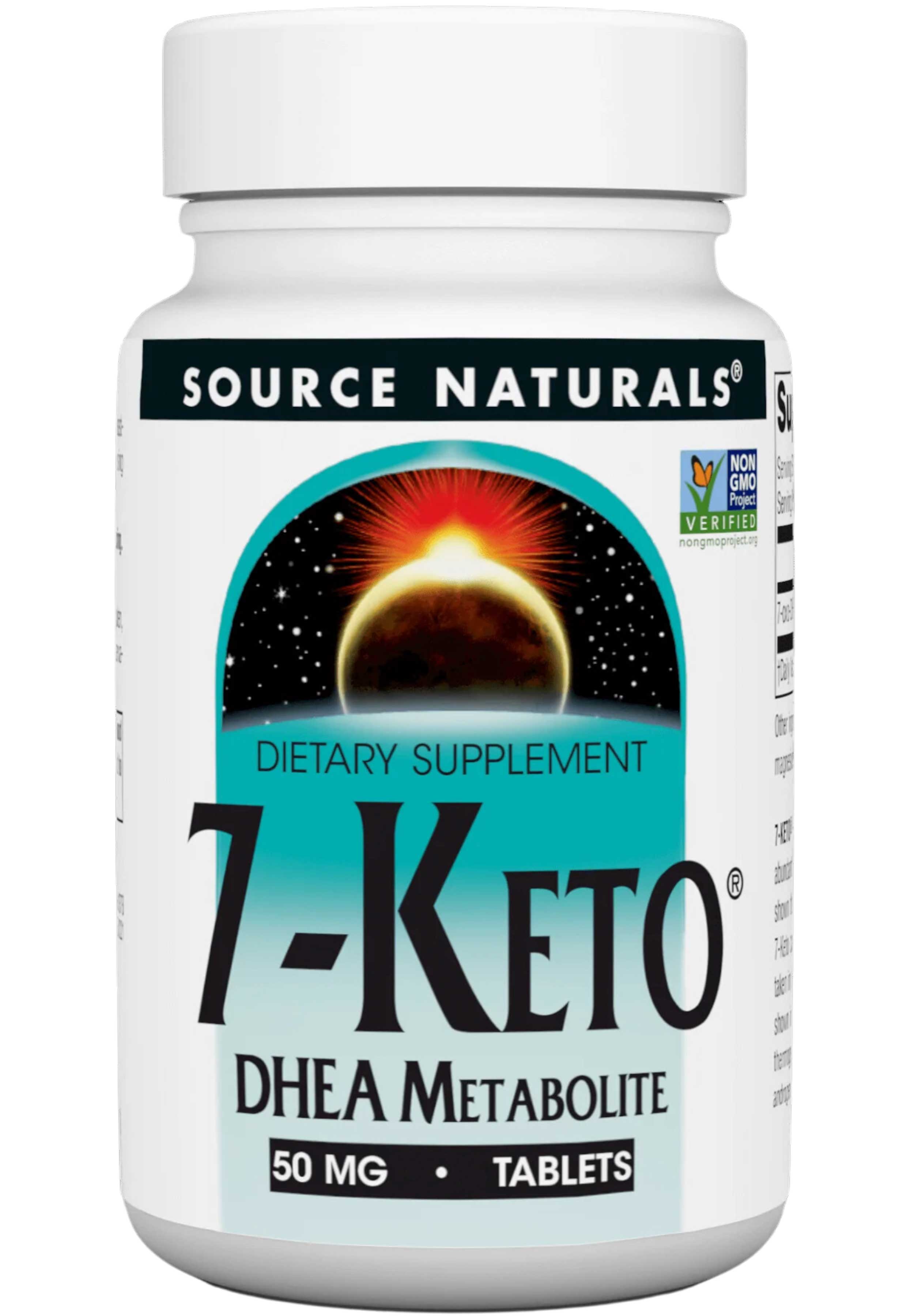 7-кето ДГЕА метаболіт, Source Naturals 7-Keto DHEA Metabolite, 50 мг, 60 таблеток
