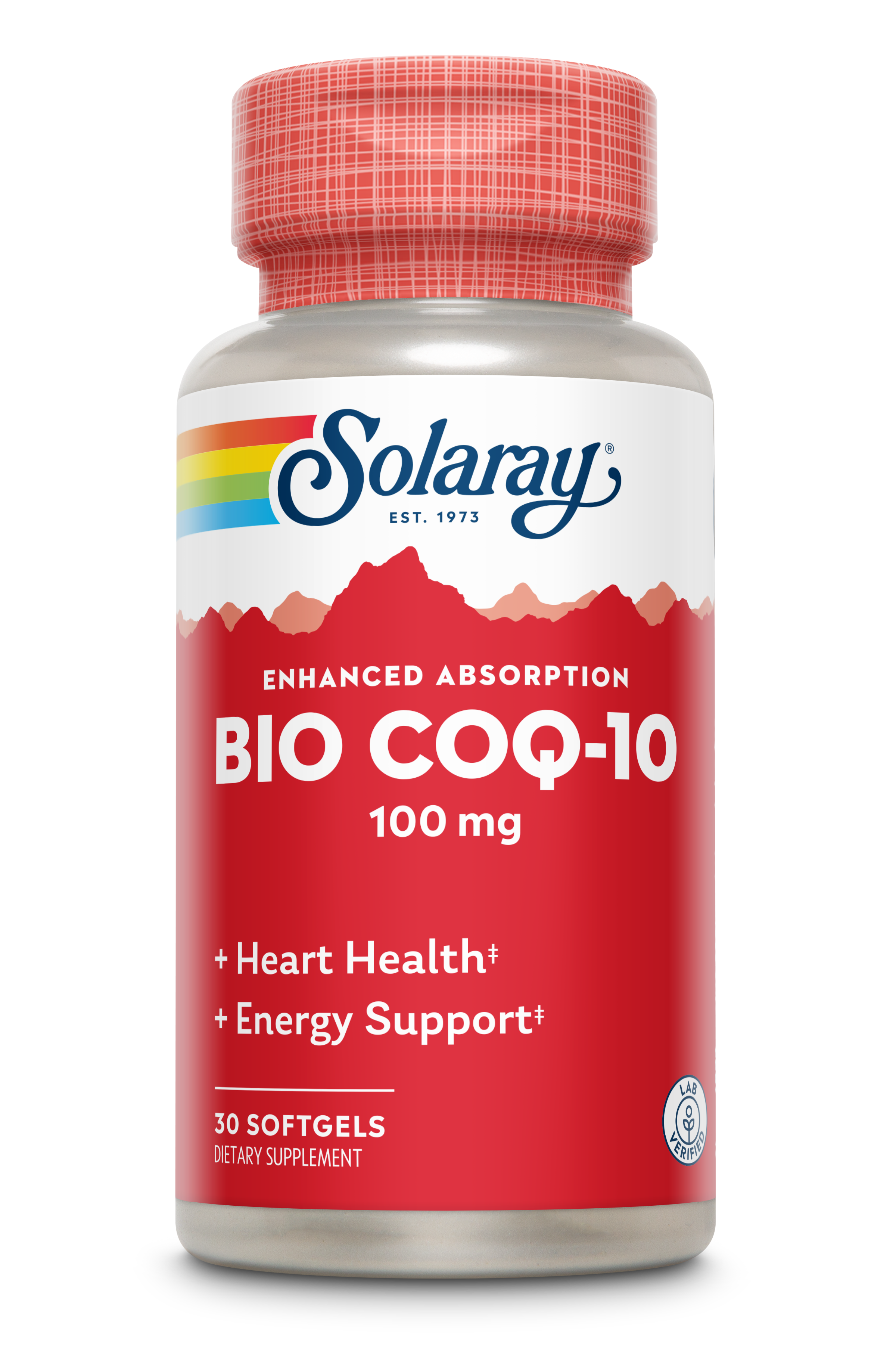 Коензим Q10, Solaray Bio CoQ10, 100 мг, 30 м'яких капсул