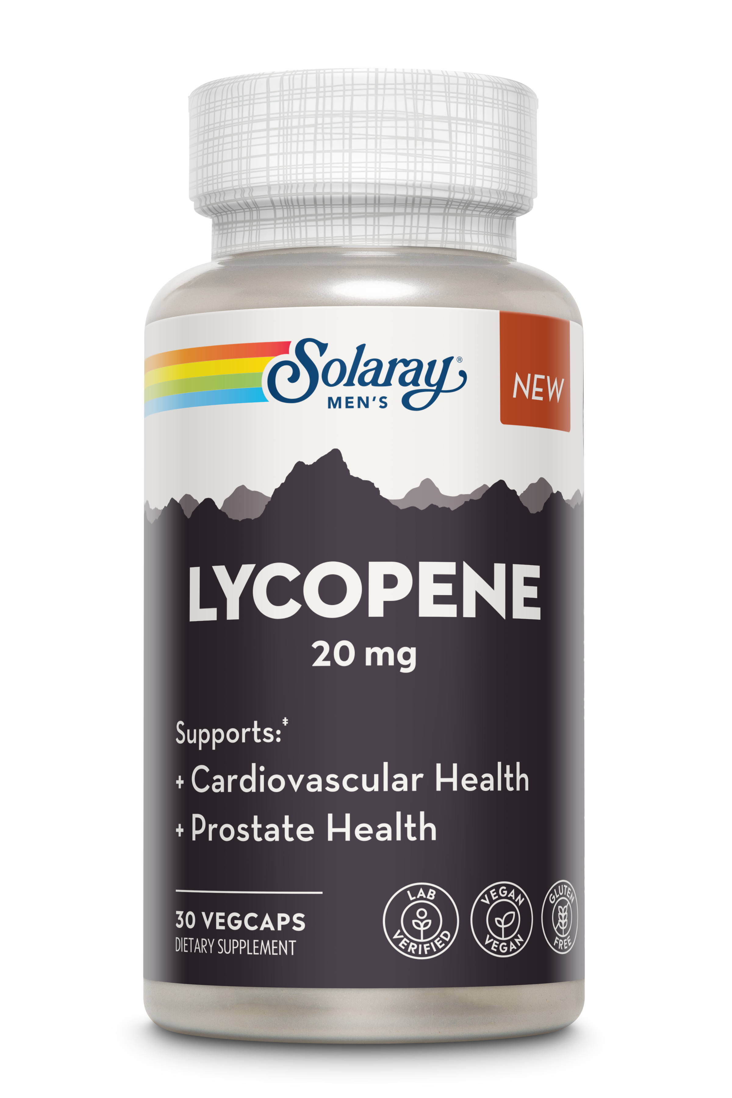 Лікопін, Solaray Lycopene, 20 мг, 30 вегетаріанських капсул