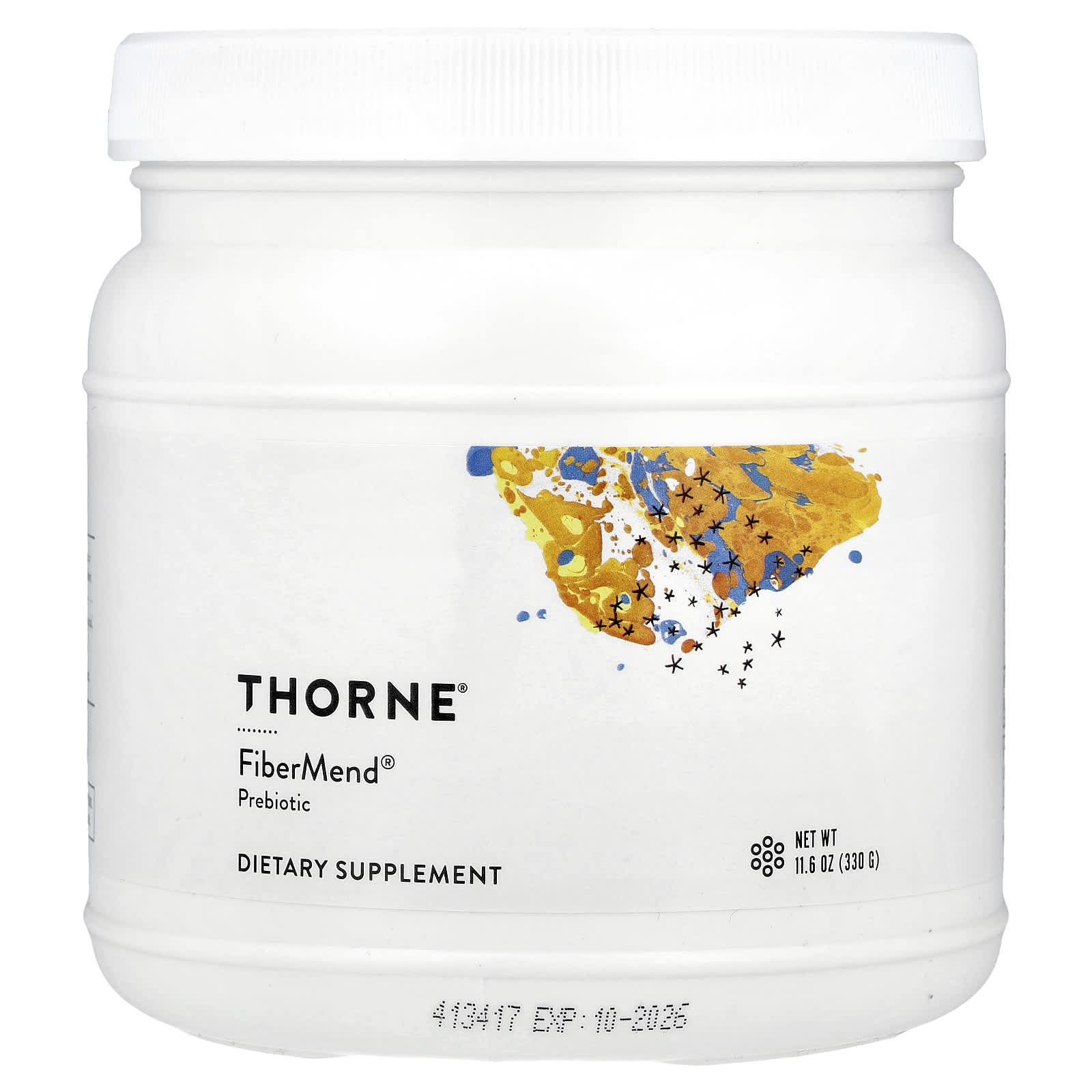 Харчові волокна, FiberMend, Thorne, 330 г.