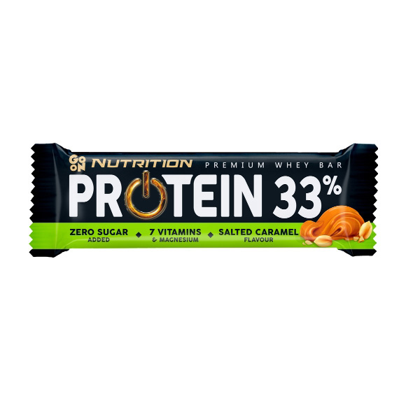 Протеїновий батончик, GoOn Nutrition Protein 33% Bar, 50 г (Солона карамель)