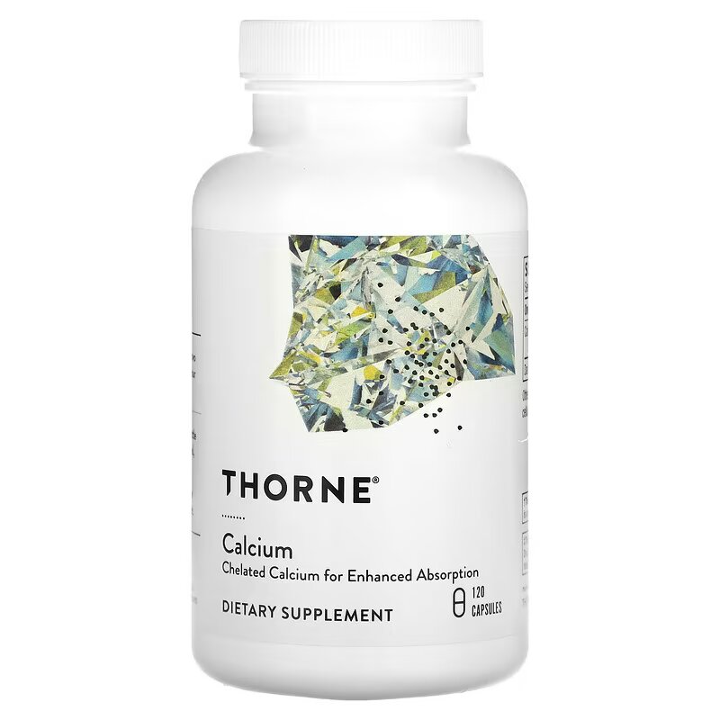 Кальцій малат, Thorne Research Dicalcium Malate, 120 вегетаріанських капсул
