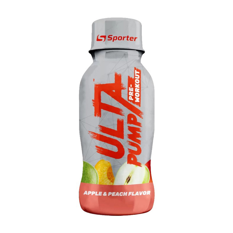 Передтренувальний комплекс, Sporter Ultra Pump Shot (Яблуко та персик)