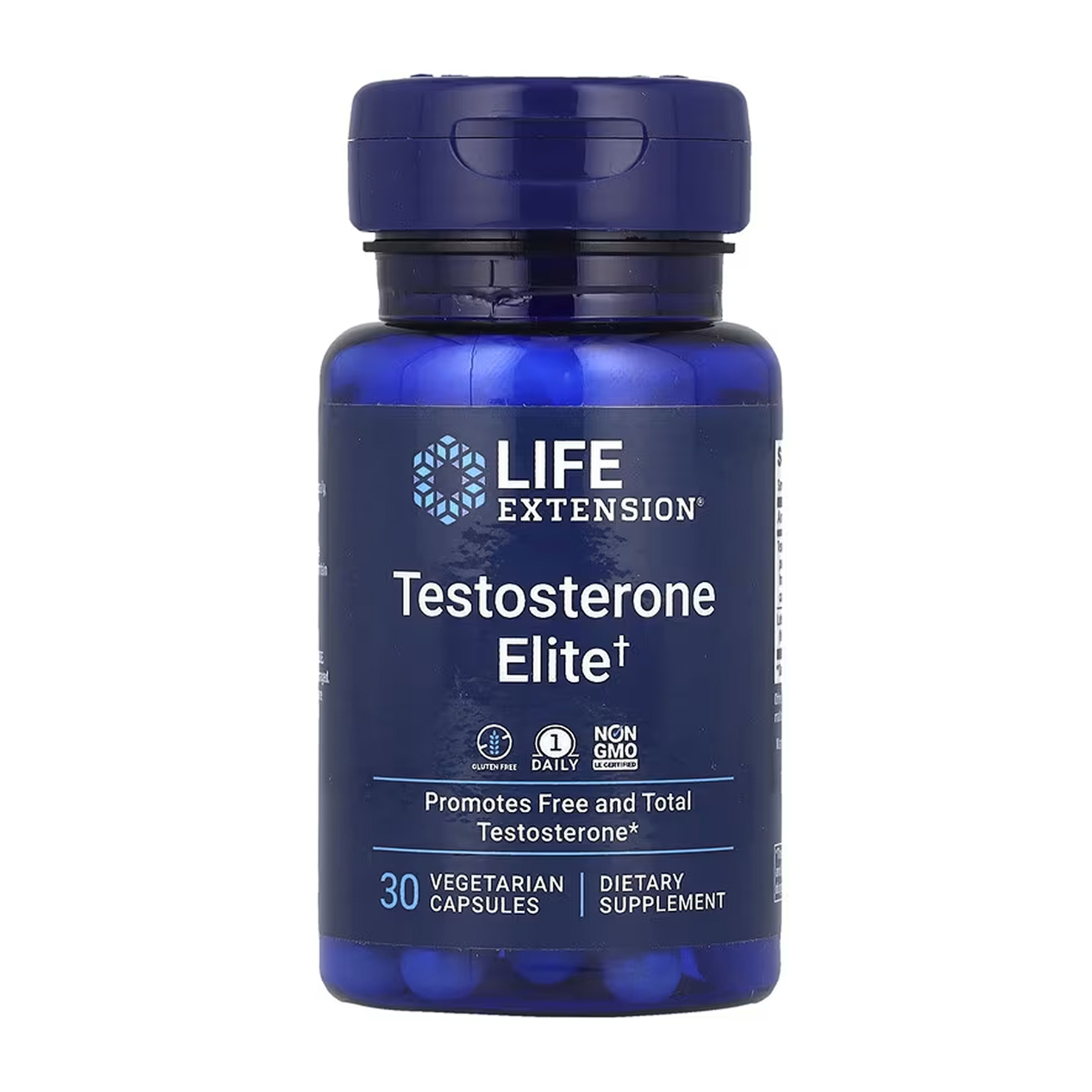 Комплекс для підтримки рівня тестостерону, Life Extension Testosterone Elite, 30 вегетаріанських капсул