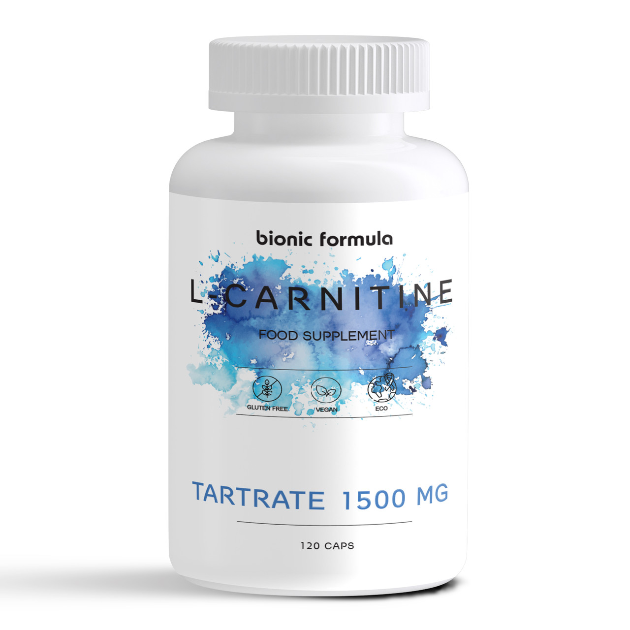 Л-карнітин тартрат для схуднення, Bionic formula L-Carnitine Tartrate, 1500 мг, 120 капсул