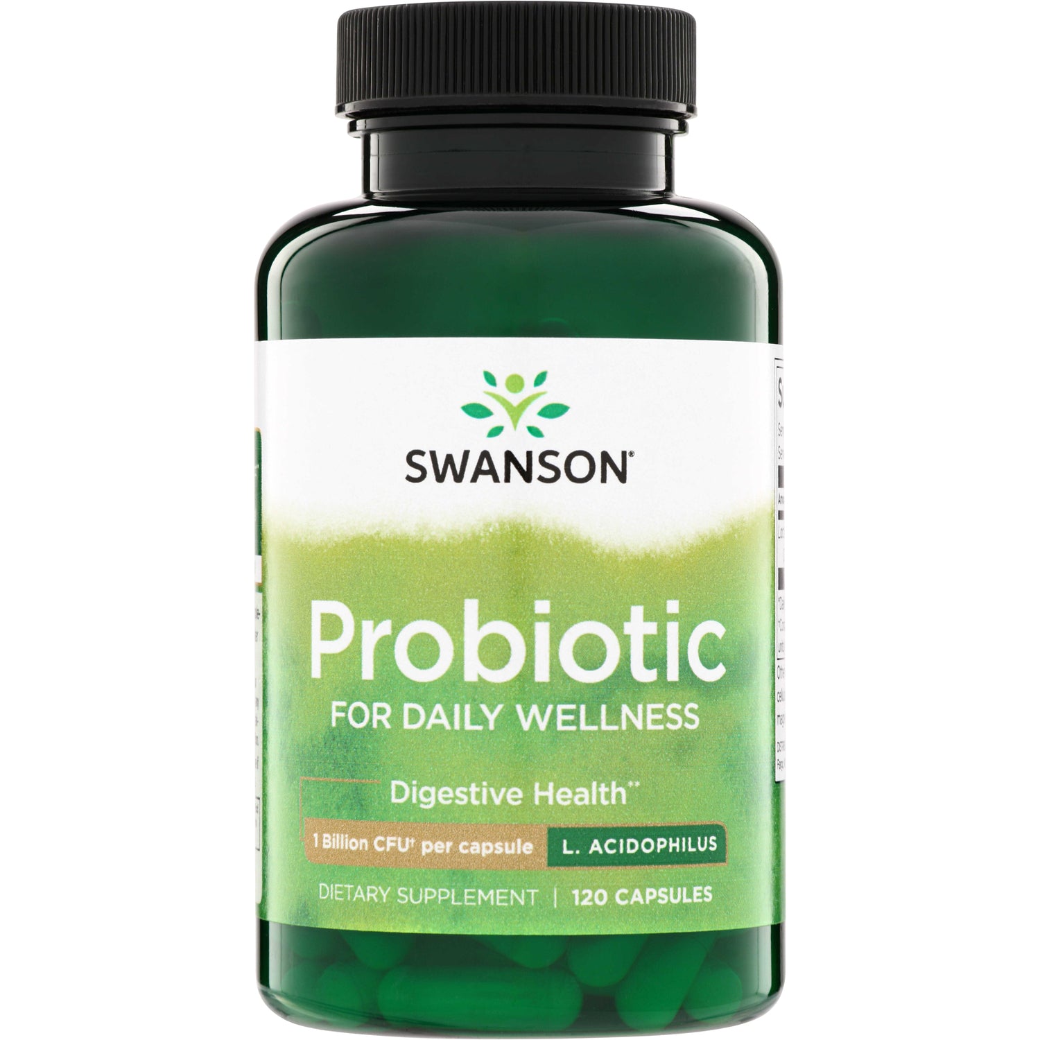 Пробіотик для щоденного здоров'я, Swanson Probiotic for Daily Wellness, 1 млрд КУО, 120 капсул