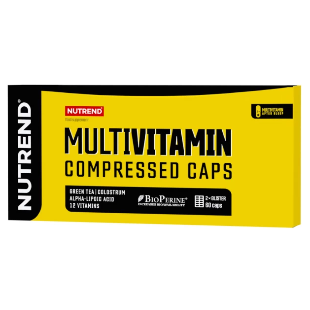 Мультивітаміни, Nutrend Multivitamin Compressed, 60 капсул