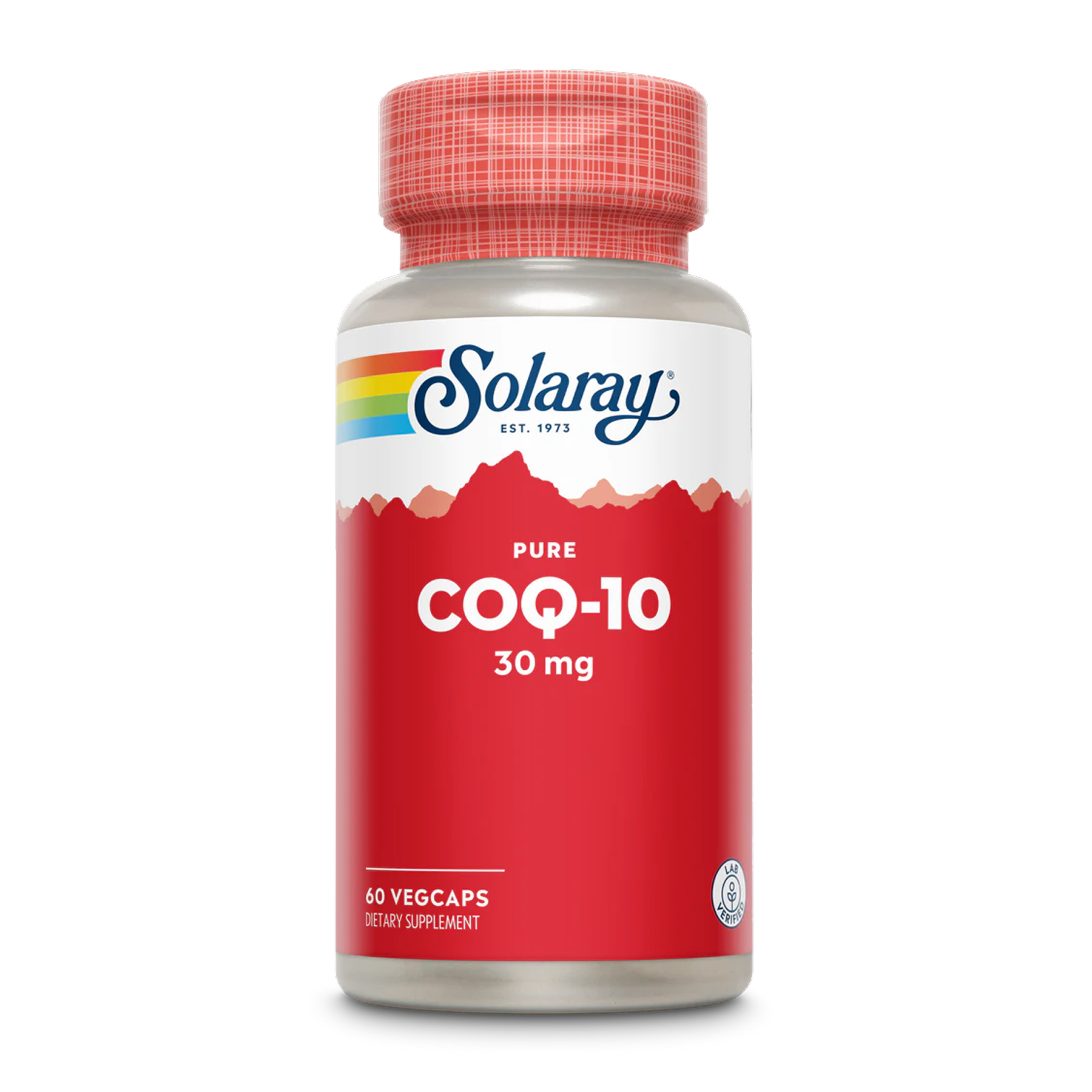 Коензим Q10, Solaray Pure CoQ10, 30 мг, 60 вегетаріанських капсул