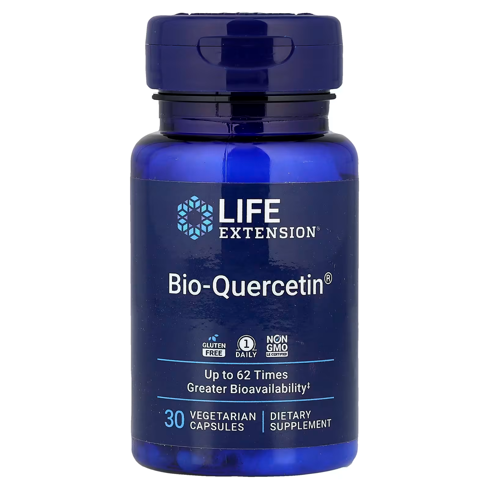 Біо-кверцетин, Life Extension Bio-Quercetin, 30 вегетаріанських капсул
