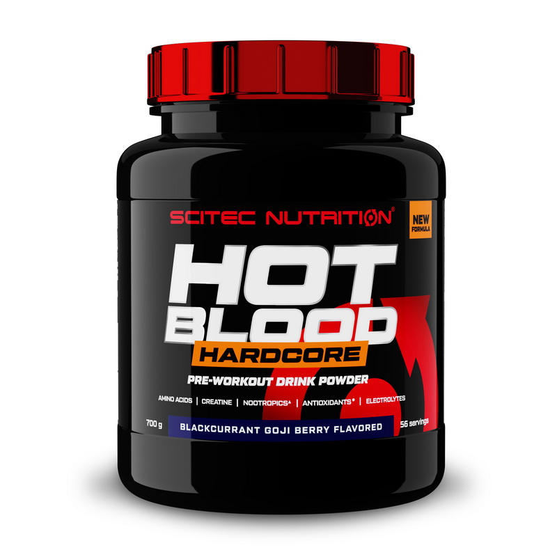 Передтренувальний комплекс, Scitec Nutrition Hot Blood Hardcore, 700 г (Апельсиновий сік)