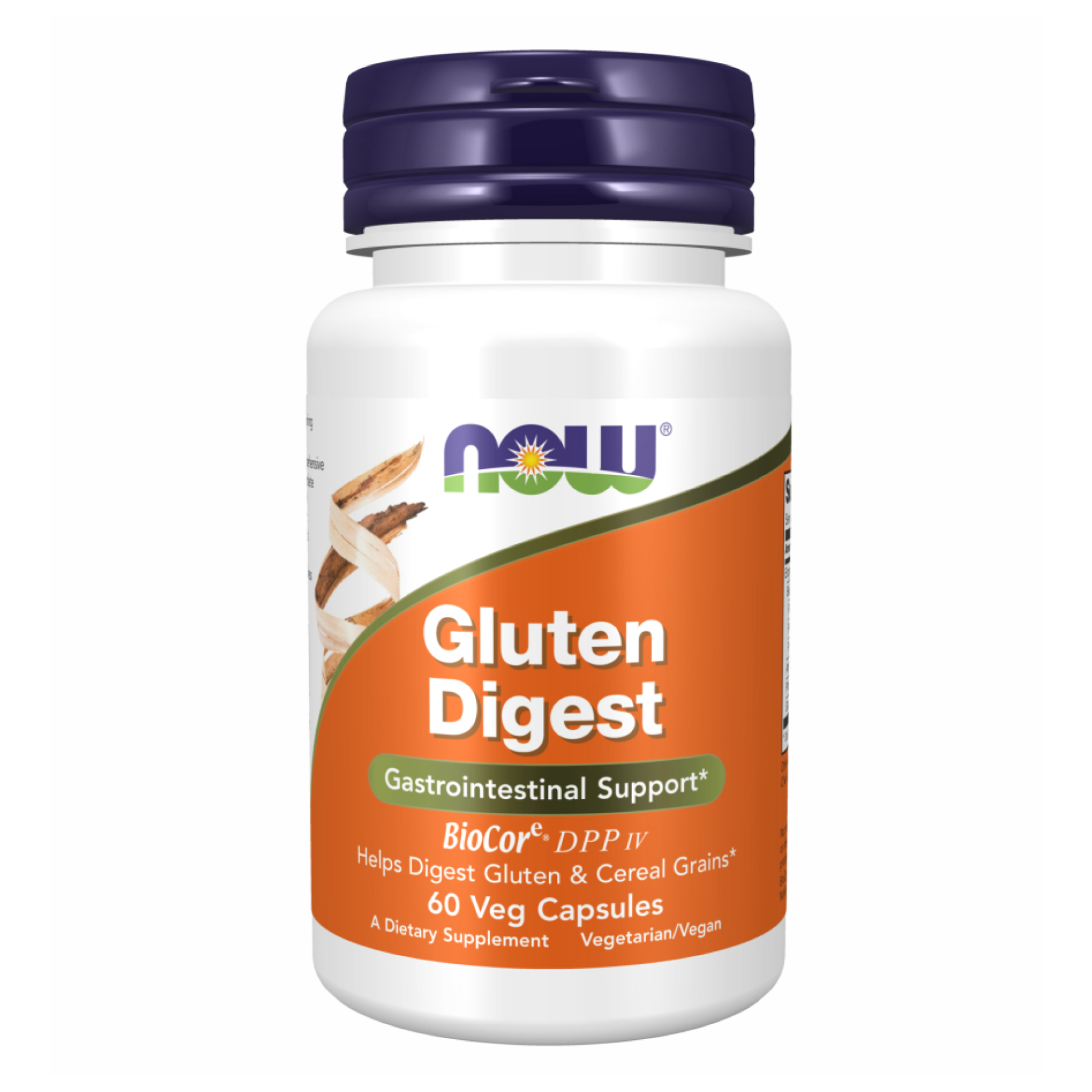 Ферменти для перетравлення глютену, Now Foods Gluten Digest, 60 вегетаріанських капсул