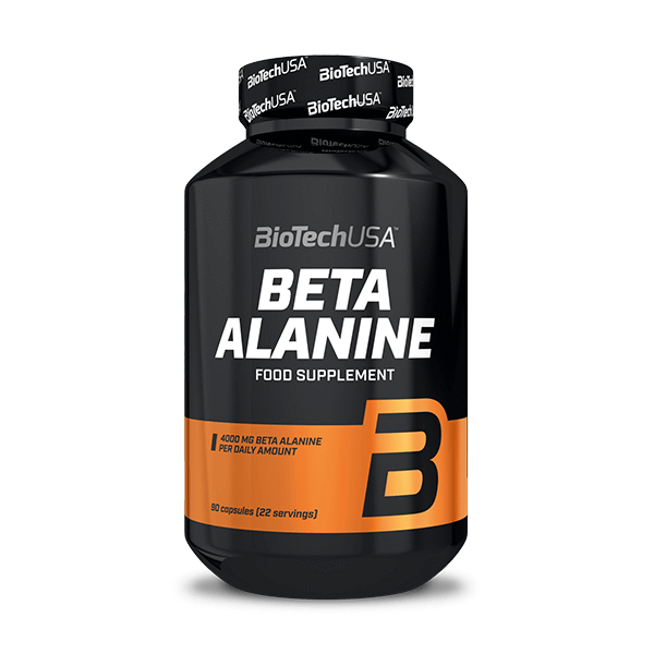 Бета-аланін, BioTech Beta Alanine Mega Caps, 90 капсул