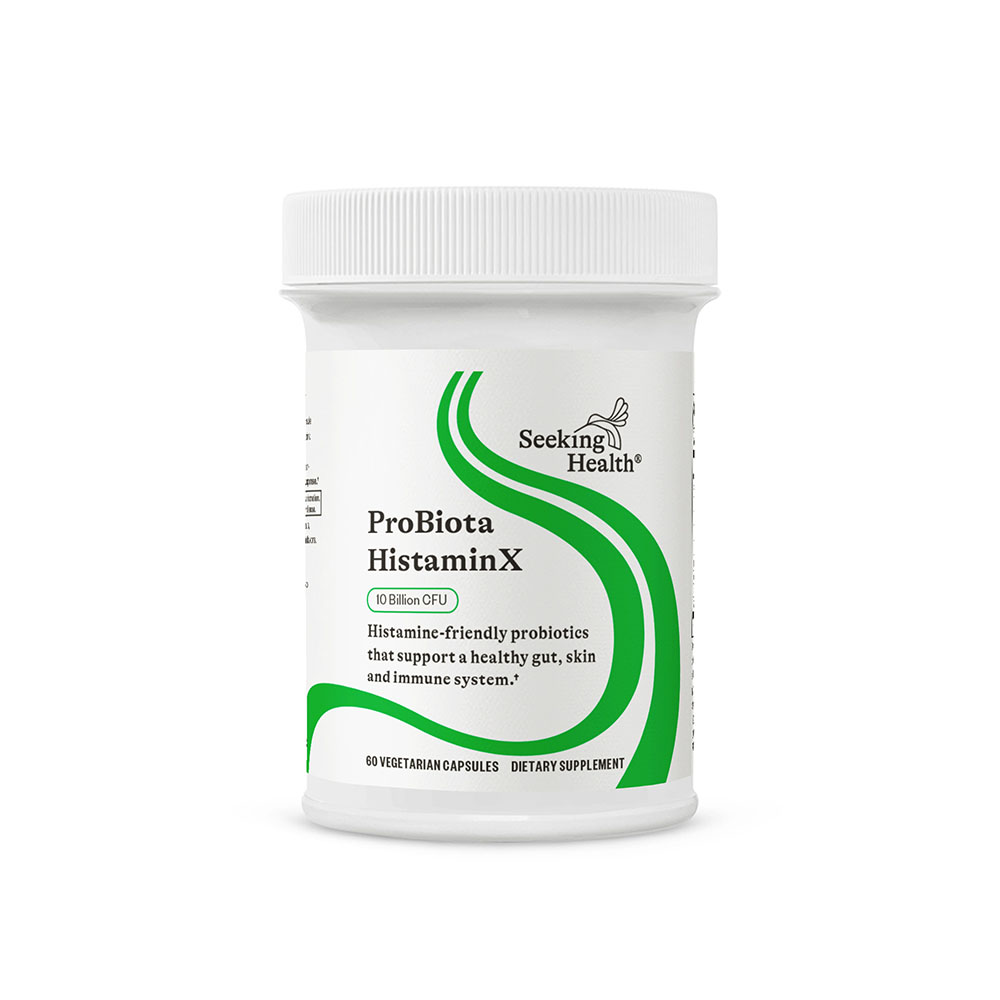 Комплекс пробіотиків, 10 млрд КУО, ProBiota HistaminX, Seeking Health, 60 вегетаріанських капсул
