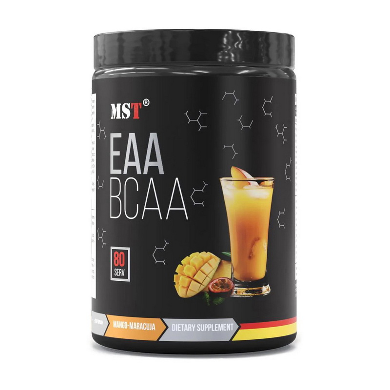 Амінокислотний комплекс EAA та BCAA, MST EAA BCAA (Манго-маракуйя)