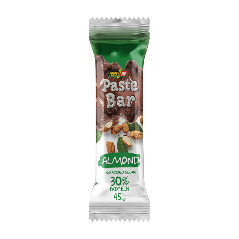 Протеїновий батончик, Power Pro Paste Bar, 45 г (Мигдаль)
