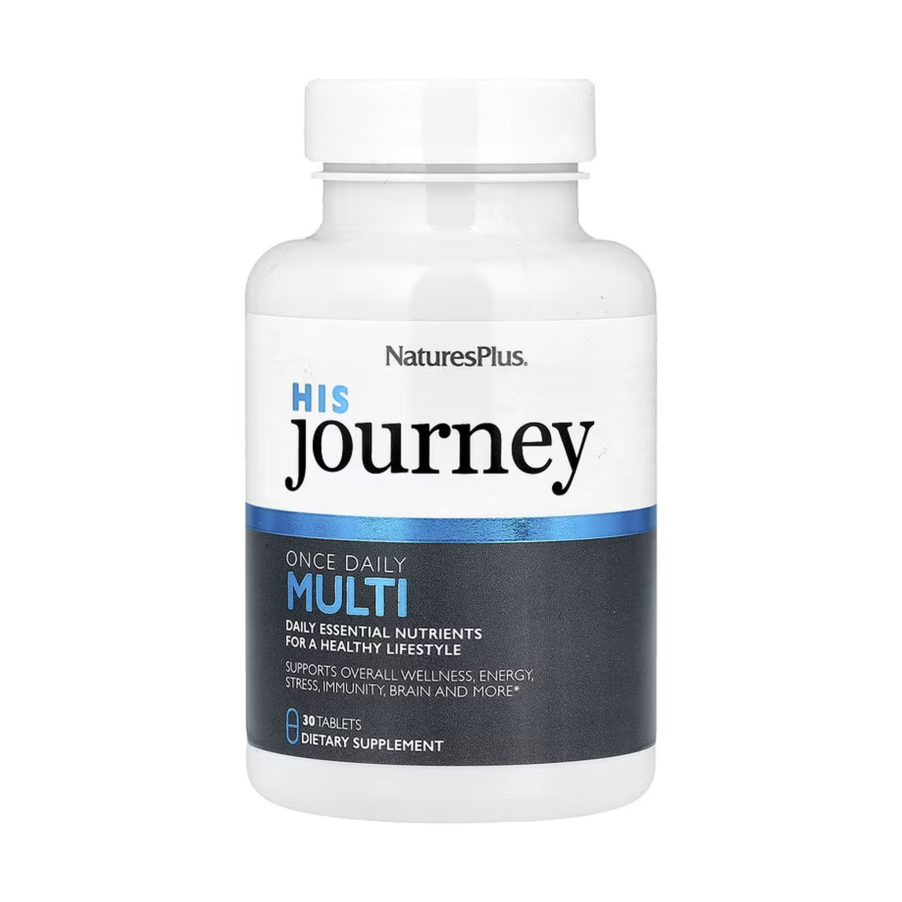 Мультивітамінний комплекс, Natures Plus His Journey Once Daily Multi, 30 таблеток