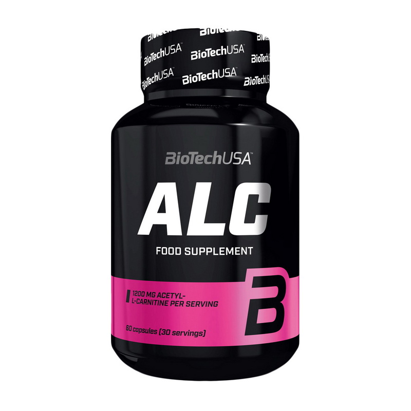 Ацетил-L-карнітин, BioTech ALC, 60 капсул