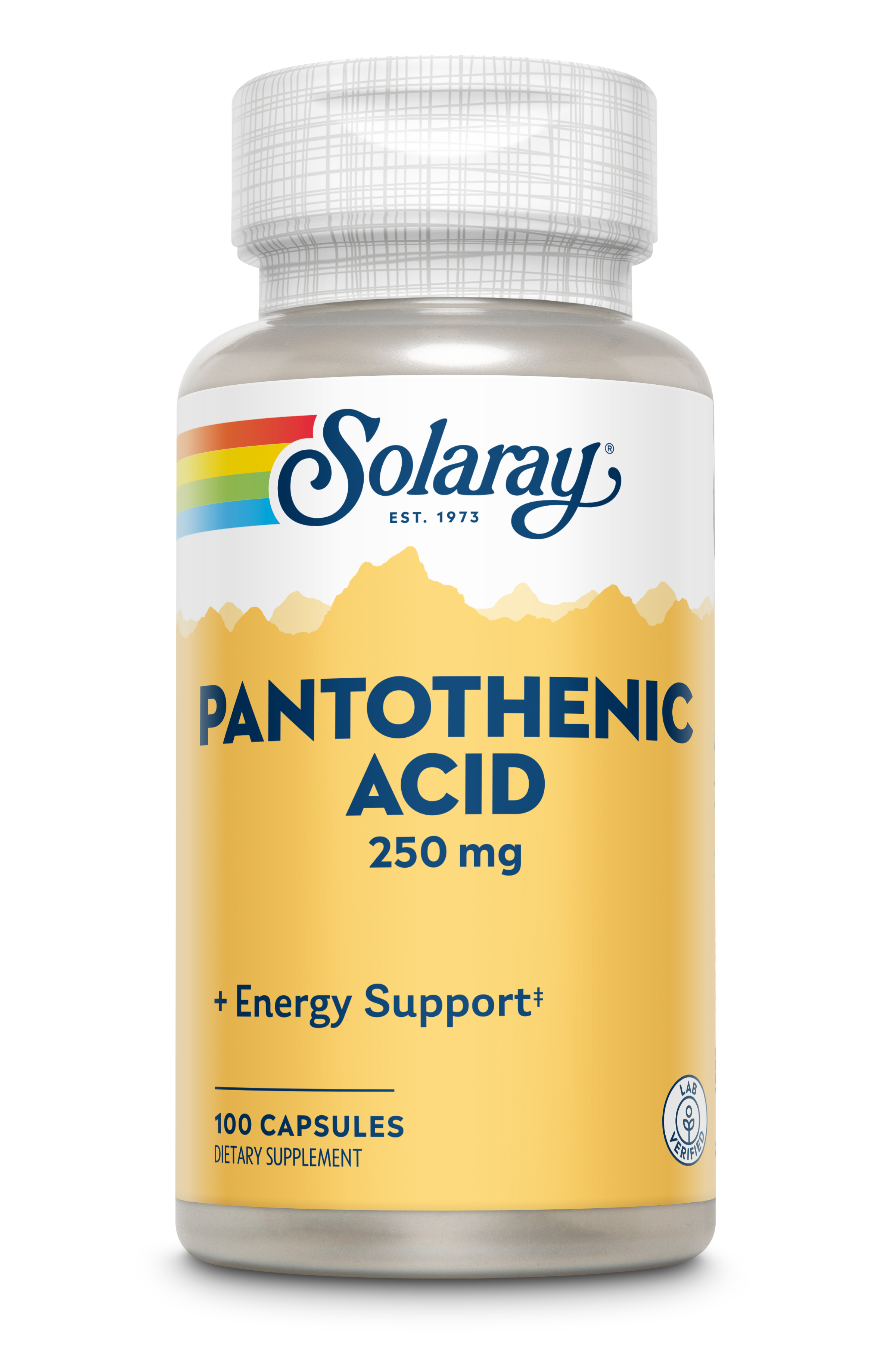 Pantothenic Acid 250mg - 100 caps