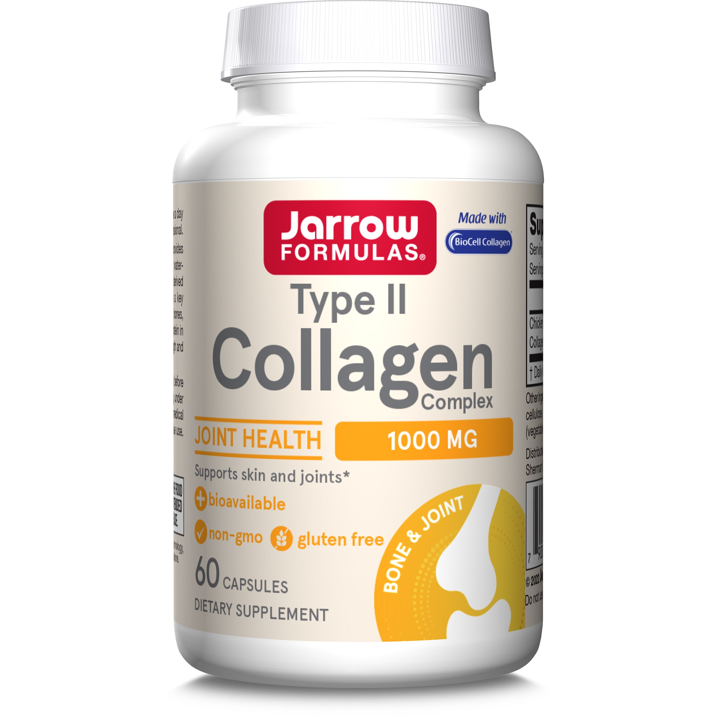 Колаген II типу, Jarrow Formulas Type II Collagen Complex, 1000 мг, 60 капсул
