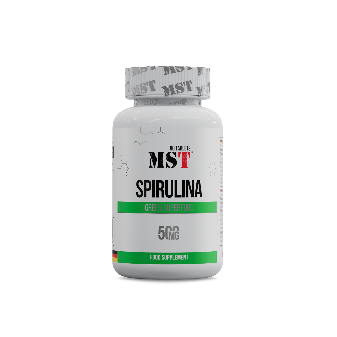 Спіруліна, MST Spirulina Organic, 90 таблеток