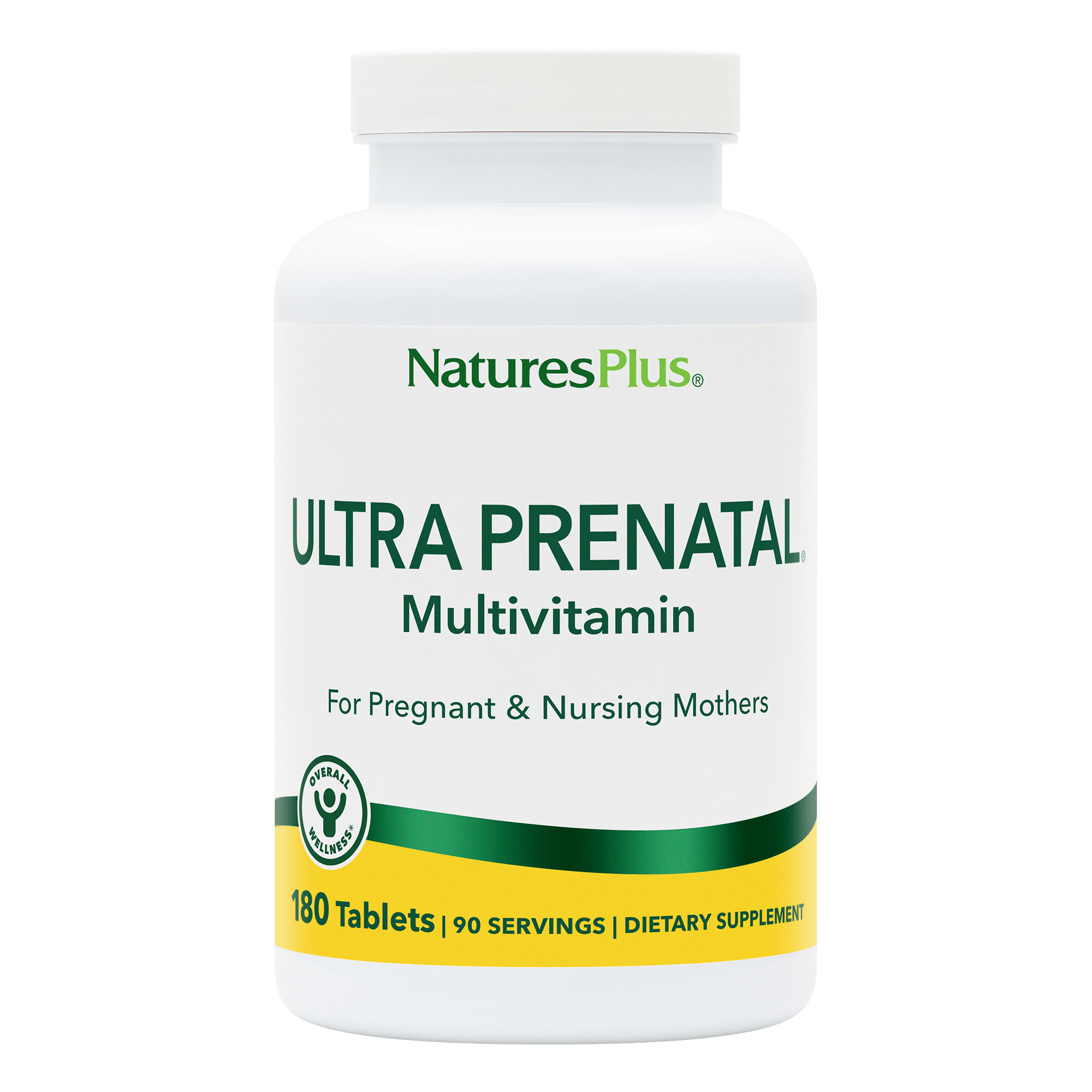 Мультивітаміни для вагітних, Natures Plus Ultra Prenatal Multivitamin, 180 таблеток