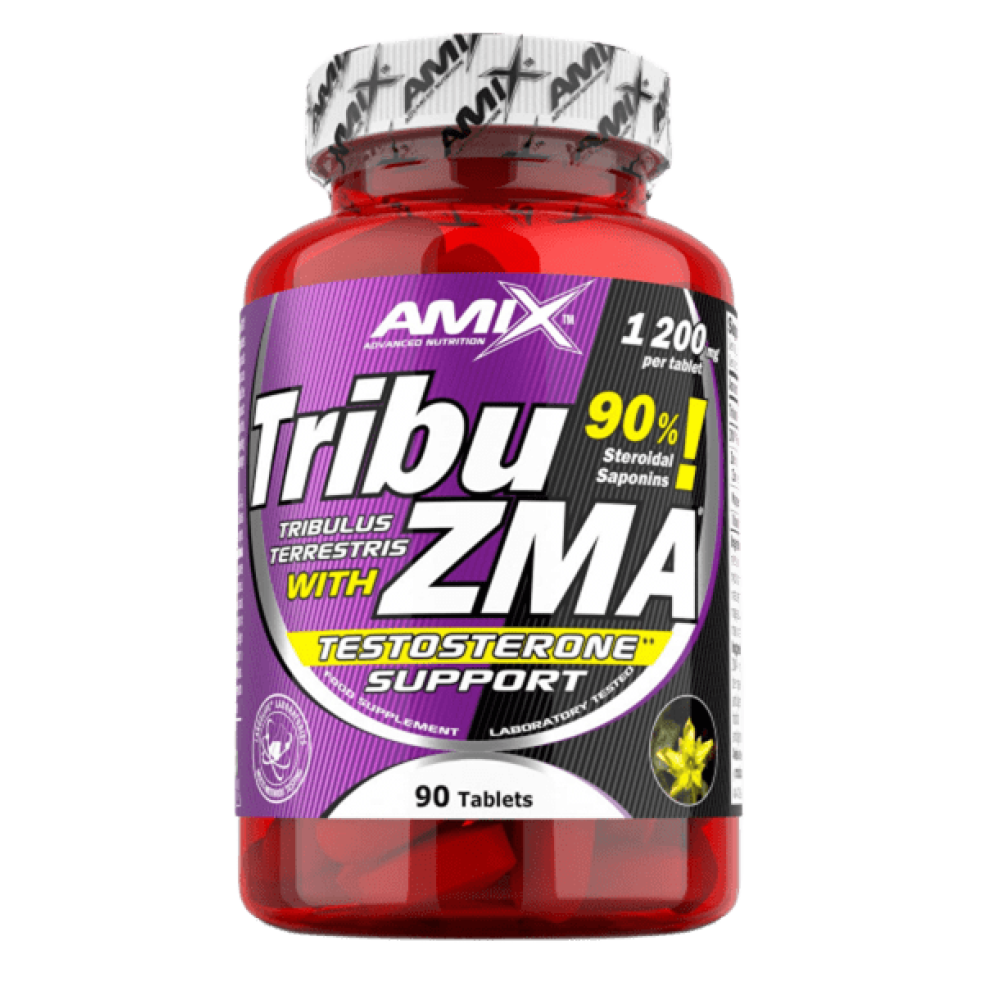 Трибулус та ZMA, Amix Tribu-ZMA, 1200 мг, 90 таблеток