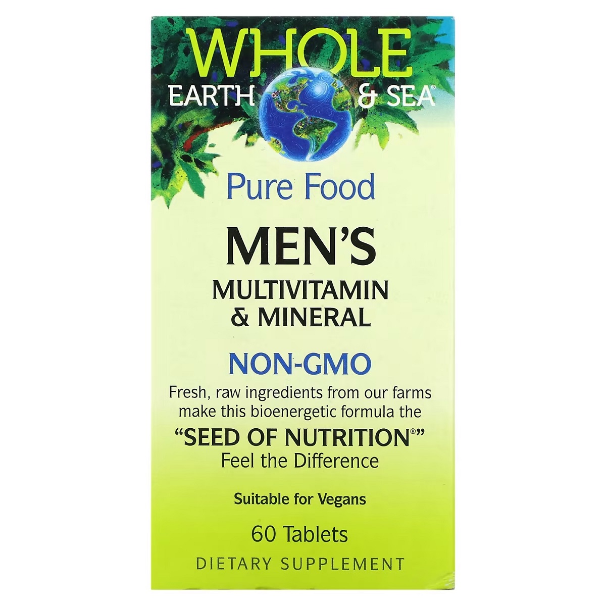 Мультивітамінний та мінеральний комплекс для чоловіків, Natural Factors Men's Multivitamin & Mineral, 60 таблеток