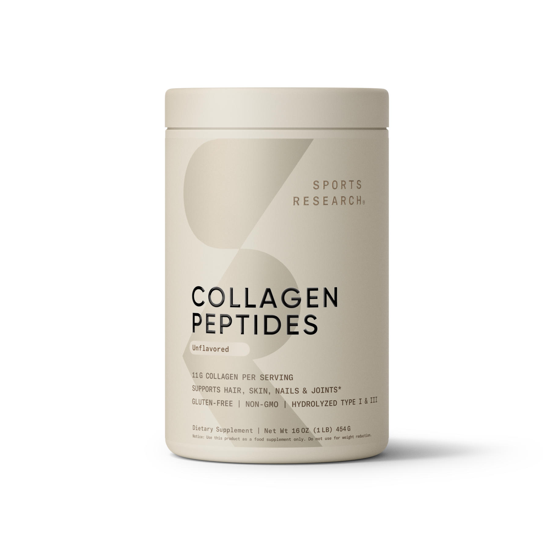 Collagen Peptides - 454g Unflavored