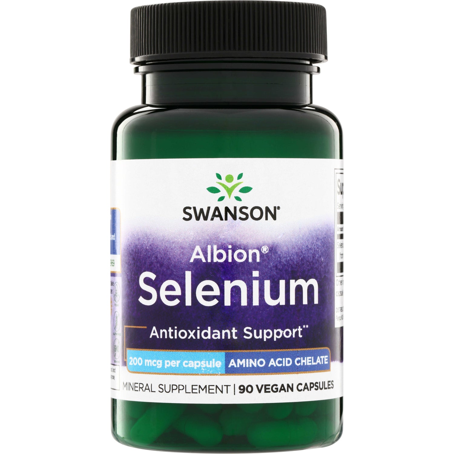 Селен хелатний комплекс, Swanson Chelated Selenium Complex, 200 мкг, 90 вегетаріанських капсул