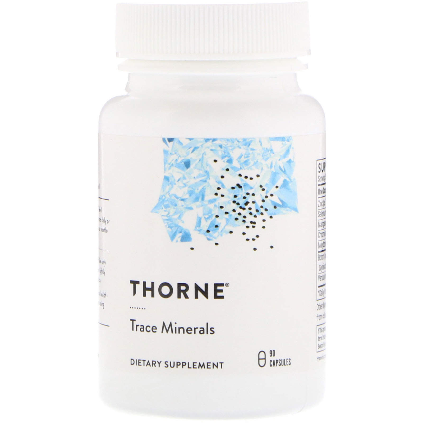 Мікроелементи, Thorne Research Trace Minerals, 90 вегетаріанських капсул