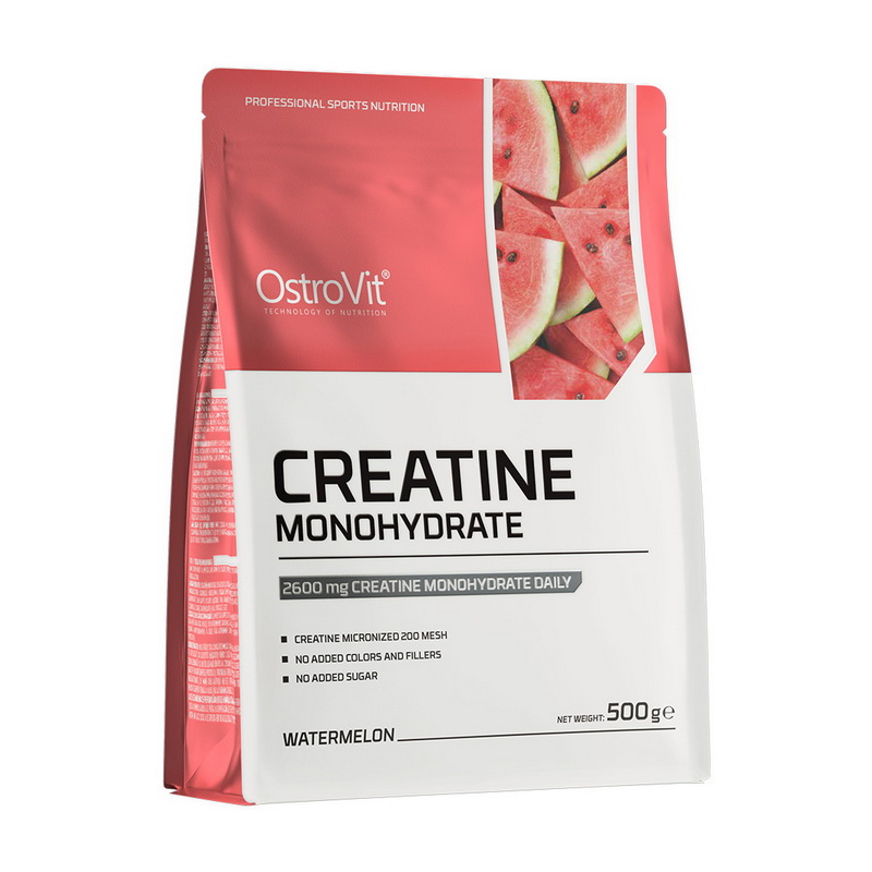 Креатин моногідрат, OstroVit Creatine Monohydrate, 500 г (Кавун)