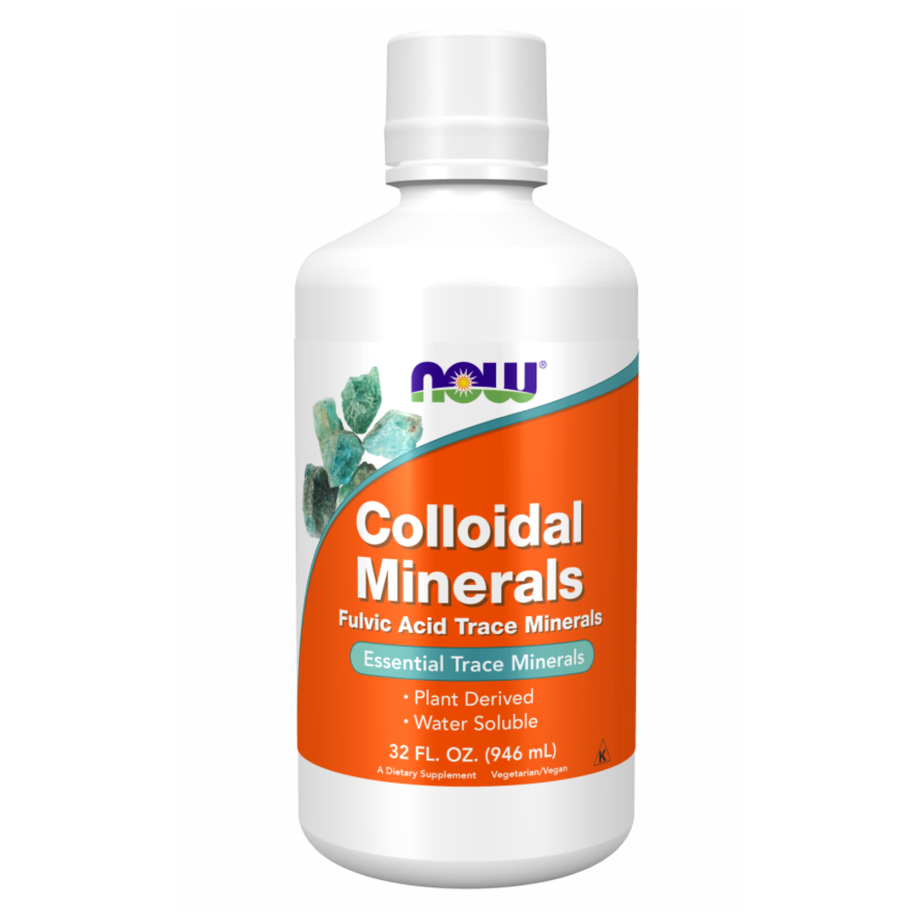 Колоїдні мінерали, Now Foods Colloidal Minerals, 946 мл (Без смаку)