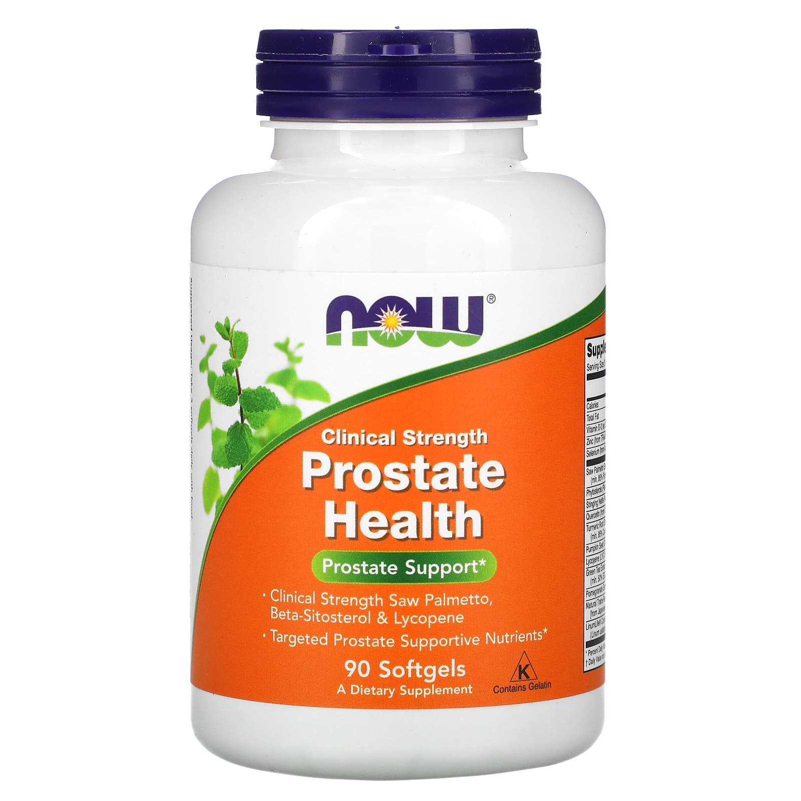 Комплекс для здоров'я простати, Now Foods Clinical Strength Prostate Health, 90 м'яких капсул