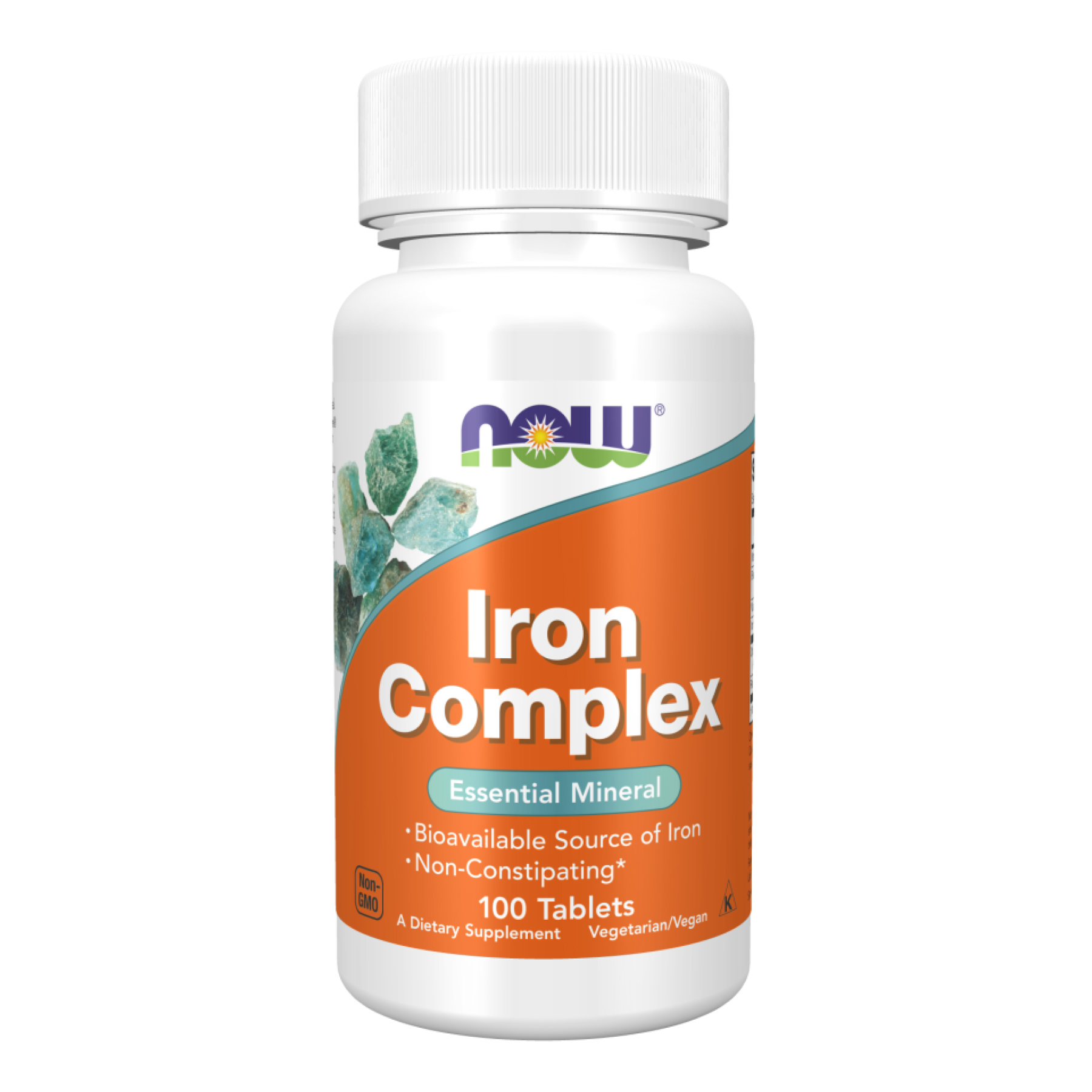 Комплекс заліза, Now Foods Iron Complex, 100 таблеток