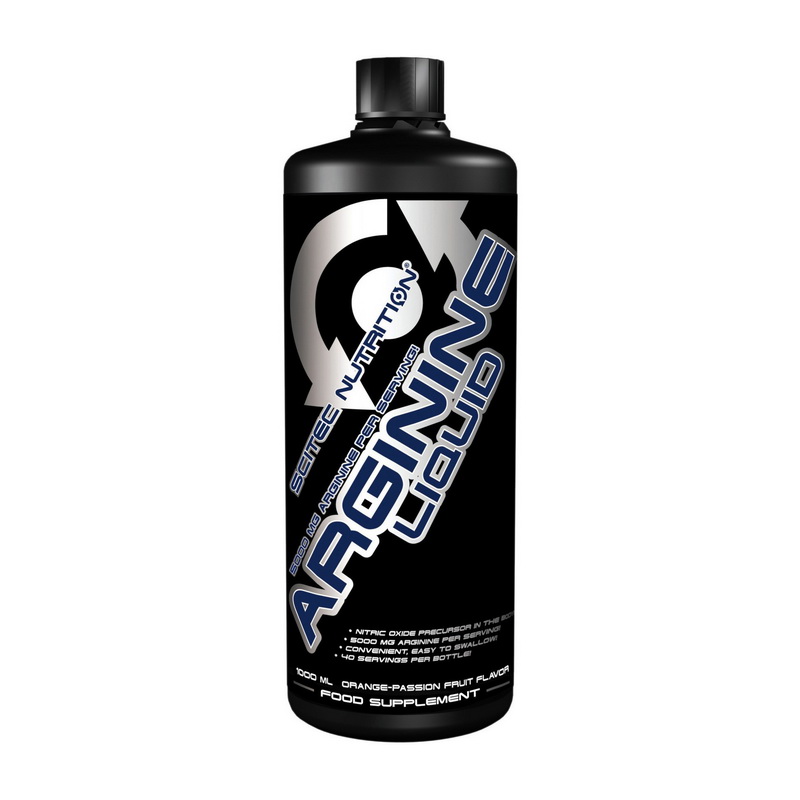 Амінокислота аргінін, Scitec Nutrition Liquid Arginine, 1000 мл (Апельсин-маракуя)