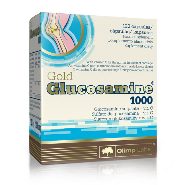 Глюкозамін, Olimp Nutrition Gold Glucosamine 1000, 1000 мг, 120 капсул
