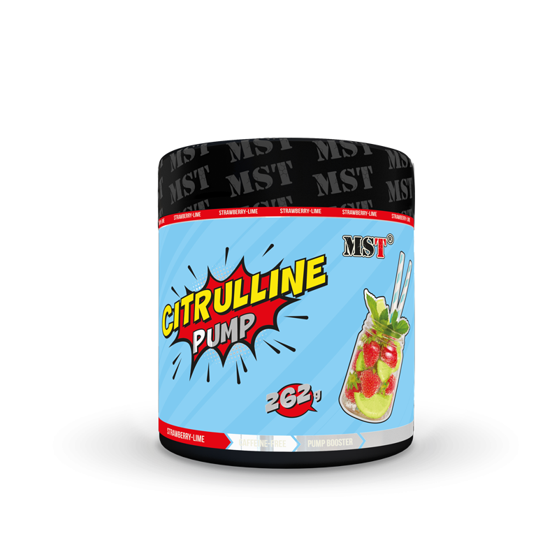 Цитрулін, MST Citrulline Pump, 262 г (Полуниця-лайм)