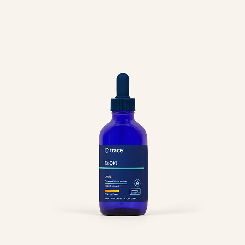 Коензим Q10, Liquid CoQ10, Trace Minerals Research, зі смаком мандарину, 100 мг, 118 мл
