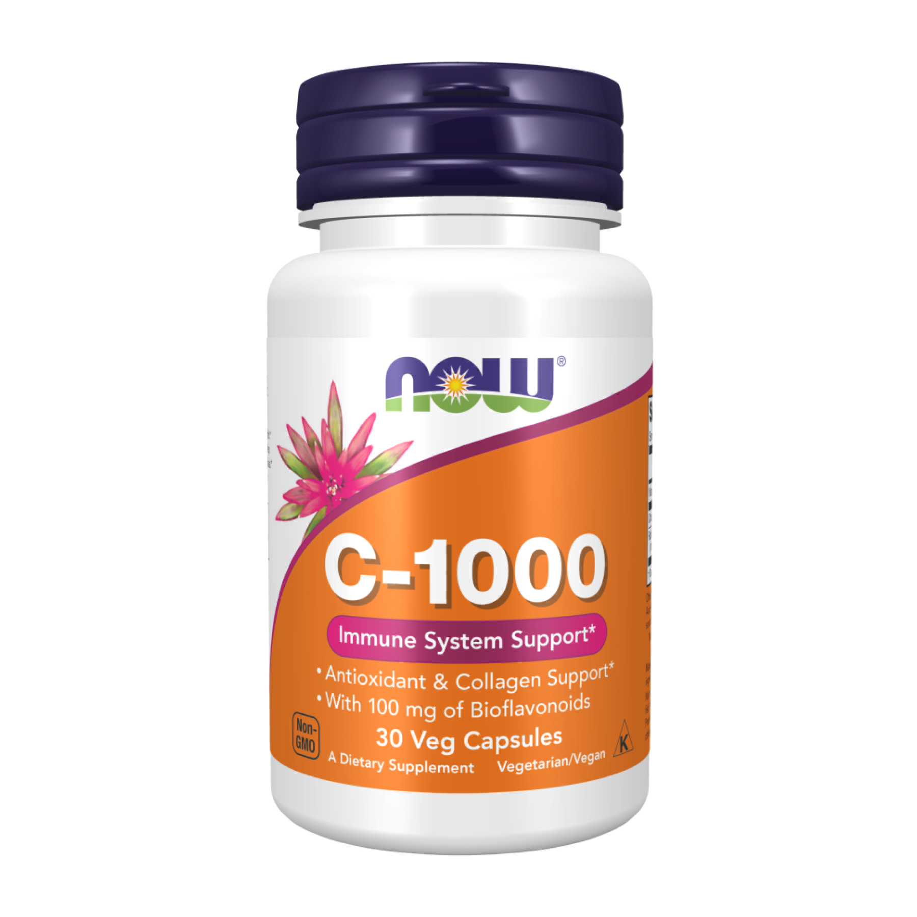 Вітамін C, Now Foods C-1000, 1000 мг, 30 вегетаріанських капсул