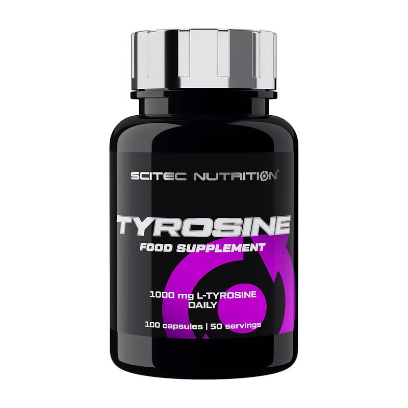 L-тирозин, Scitec Nutrition Tyrosine, 100 капсул