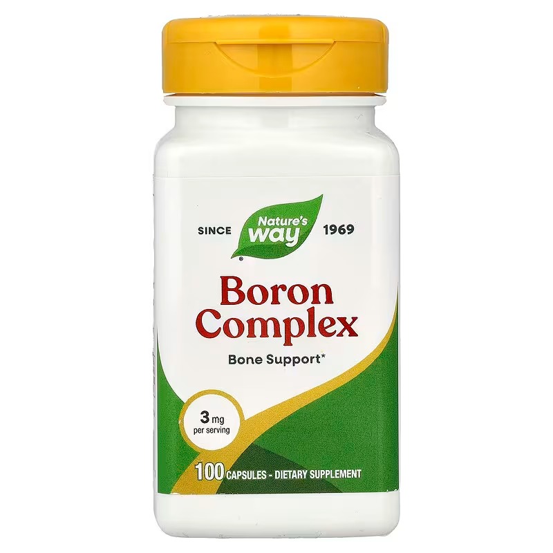 Бор, Nature's Way Boron Complex, 3 мг, 100 капсул