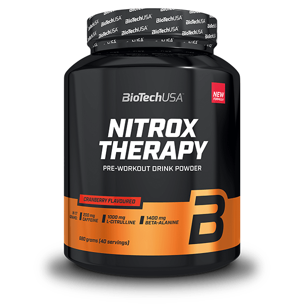 Передтренувальний комплекс, BioTech Nitrox Therapy, 680 г (Журавлина)