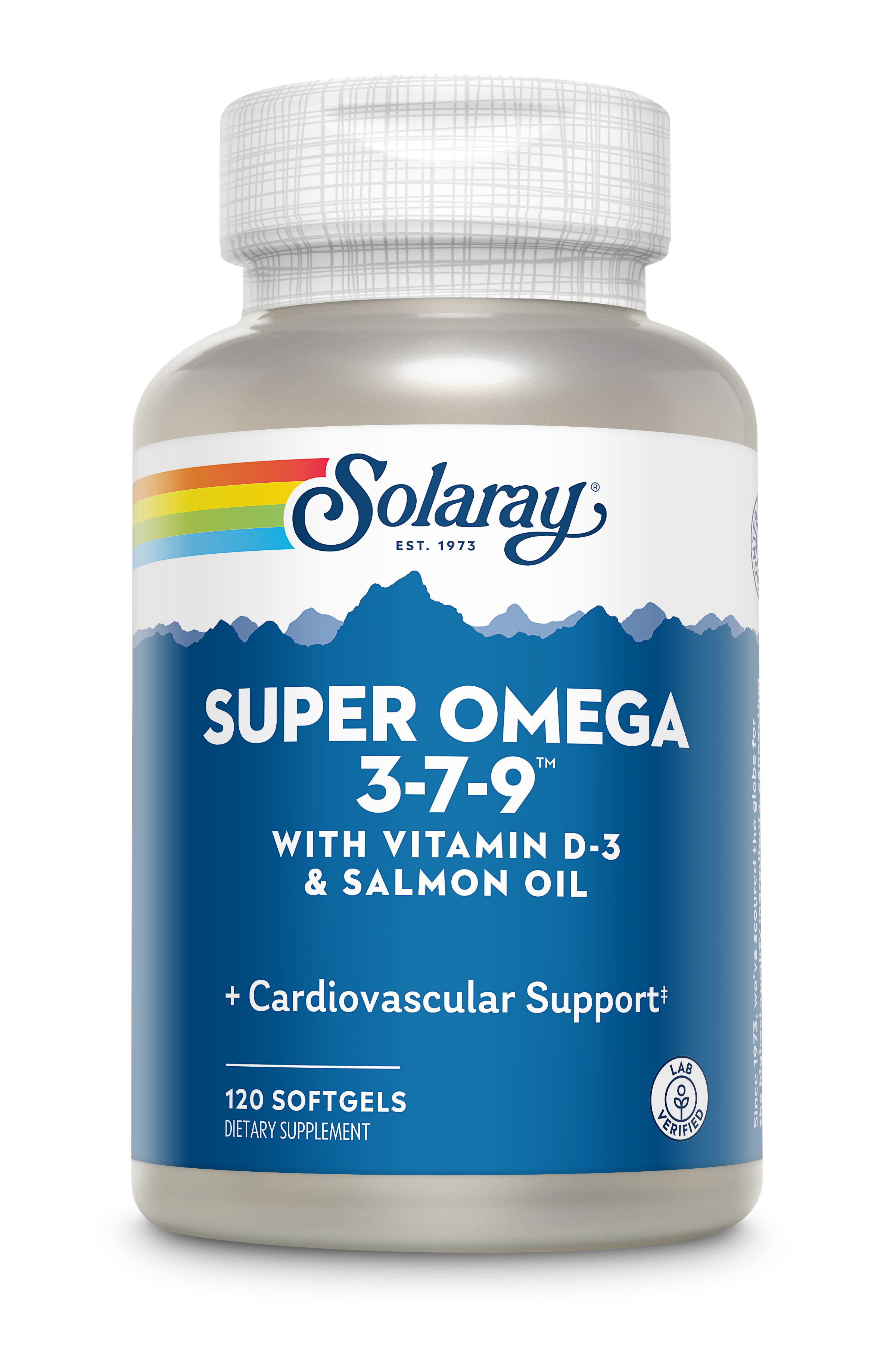 Омега 3-7-9, Solaray Super Omega 3-7-9, 120 м'яких капсул