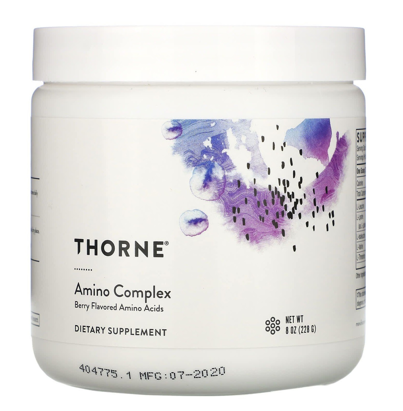 Амінокислотний комплекс, Thorne Research Amino Complex, 228 г (Ягода)