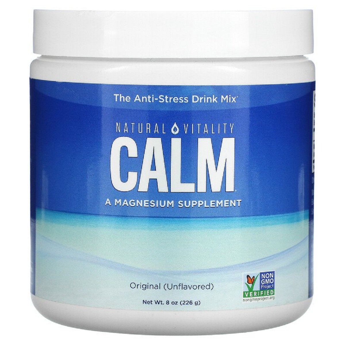Напій-антистрес з магнієм, Natural Vitality CALM, Anti-Stress Drink Mix, 226 г (Без смаку)