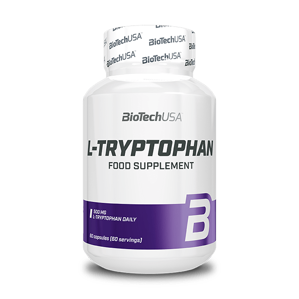 L-триптофан, BioTech L-Tryptophan, 60 капсул