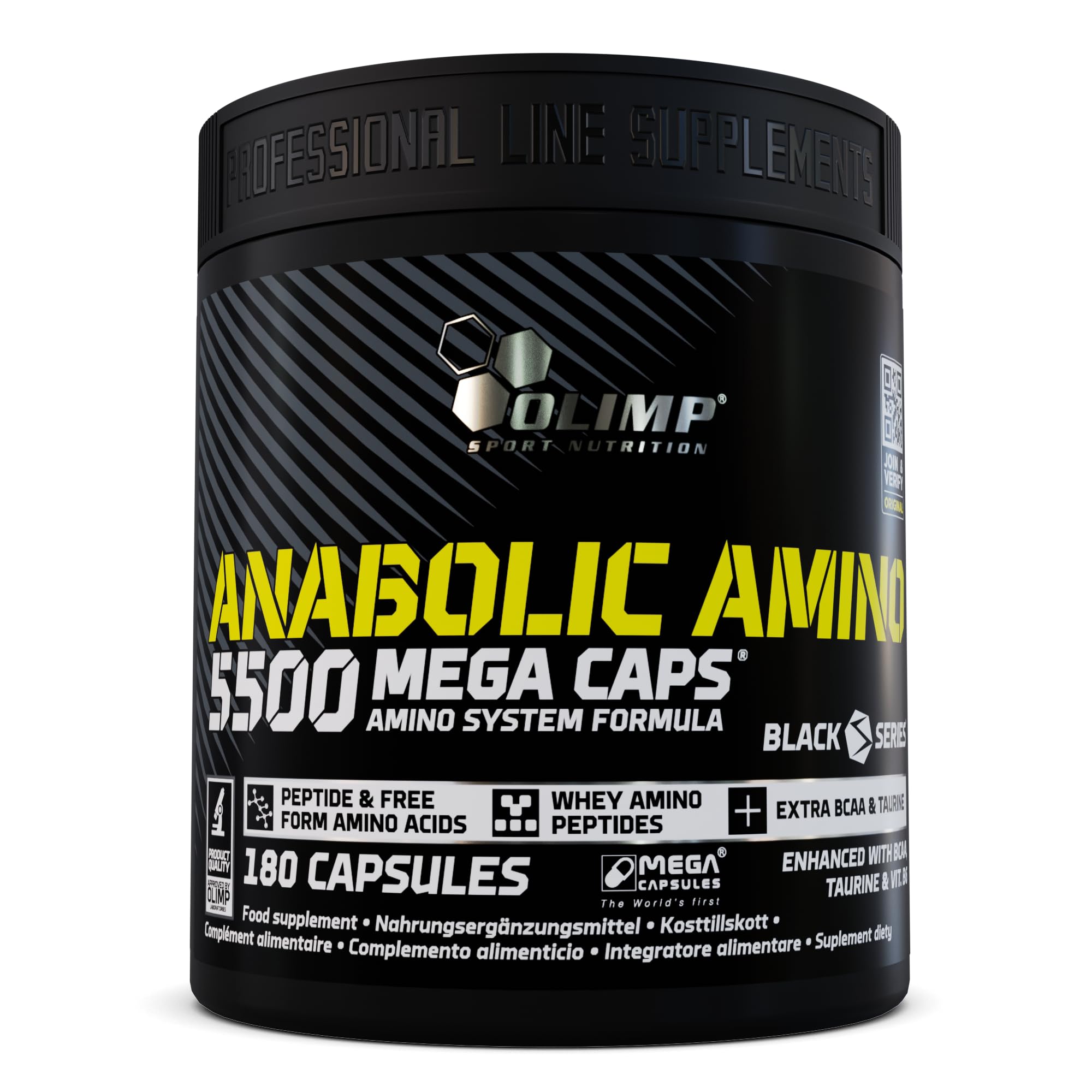 Амінокислоти, Olimp Nutrition Anabolic Amino 5500, 180 капсул