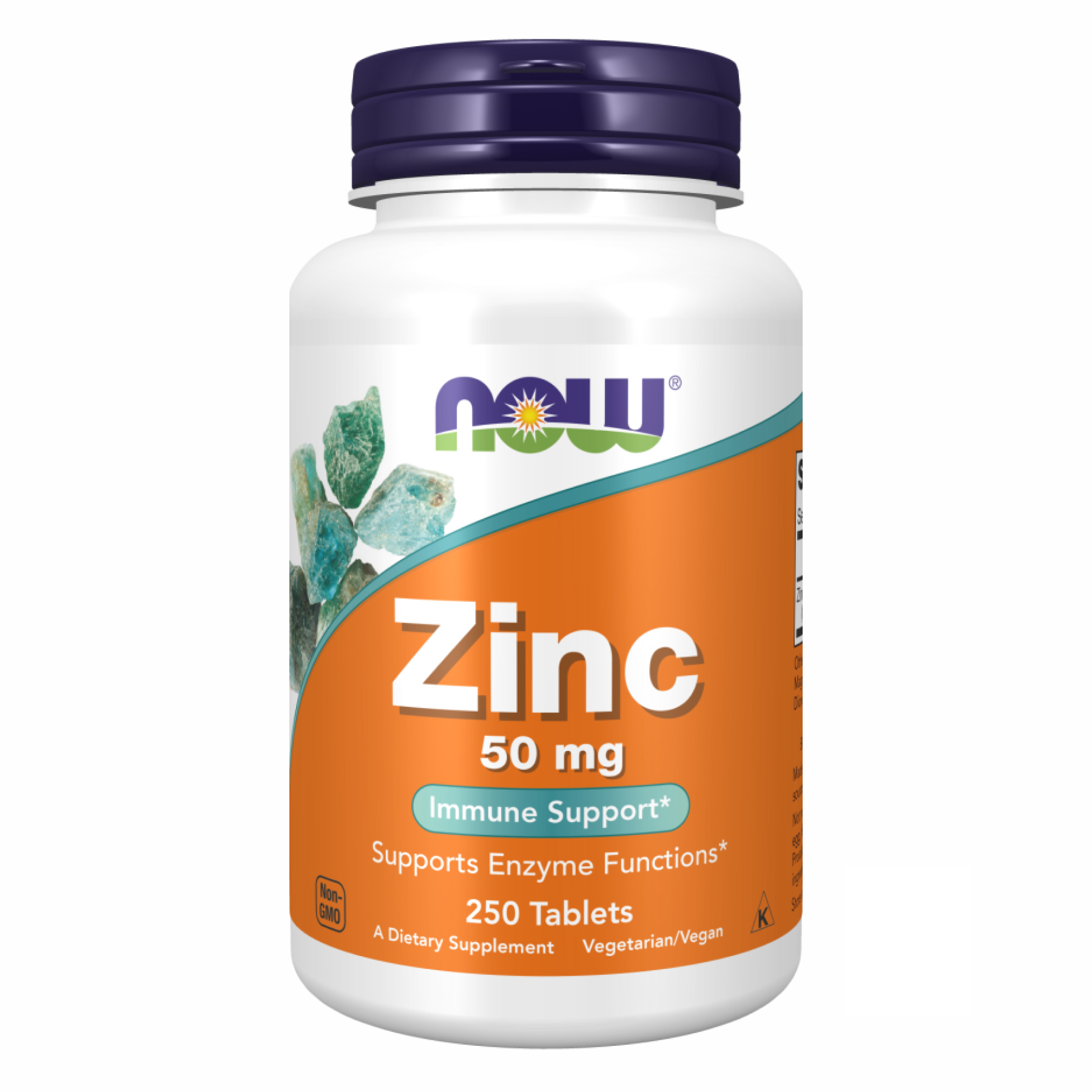 Цинк глюконат, Now Foods Zinc Gluconate, 50 мг, 250 таблеток