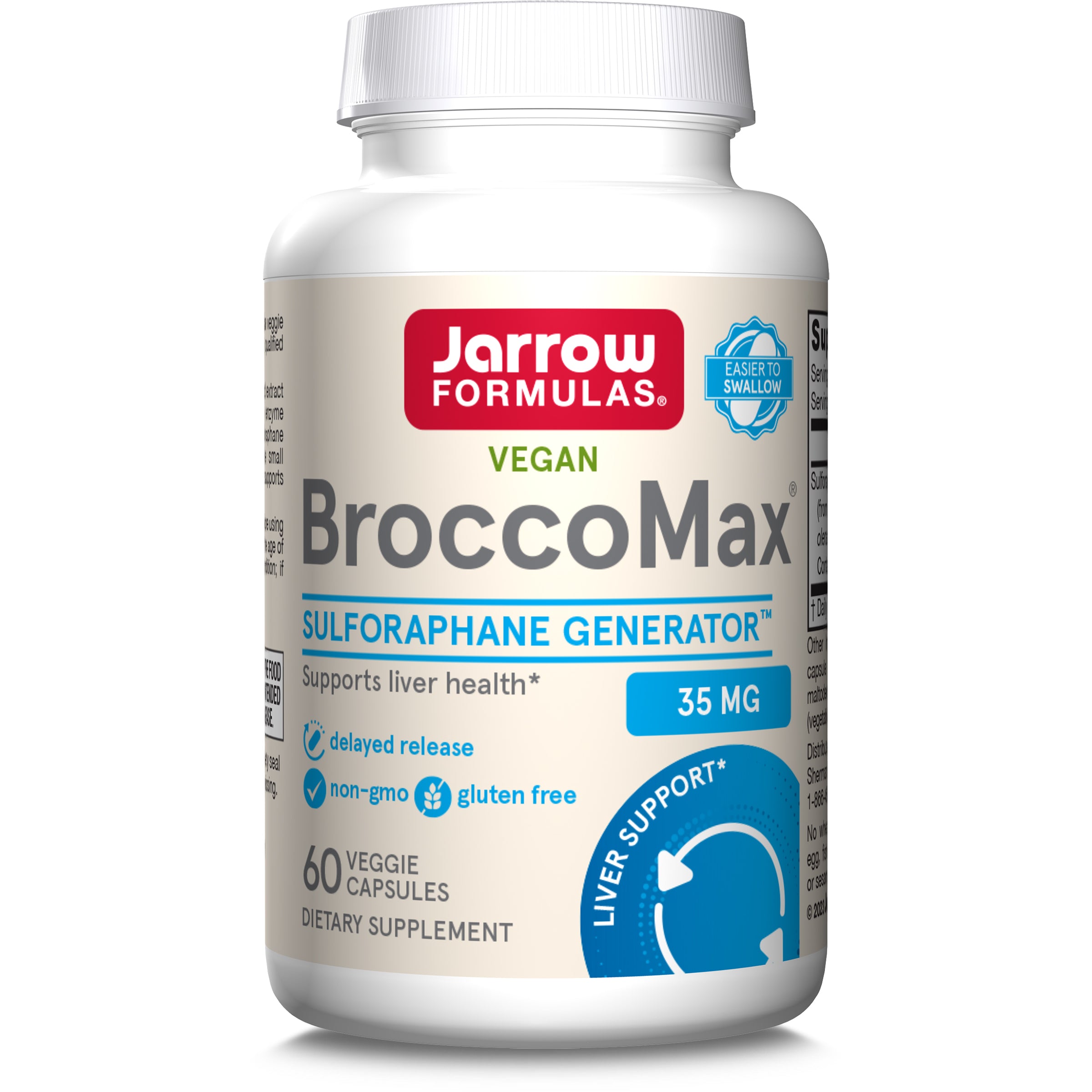 Брокколі екстракт, BroccoMax, Jarrow Formulas, активований мірозиназою, 60 рослинних капсул з відстроченим вивільненням